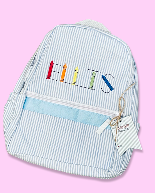 Seersucker Backpack